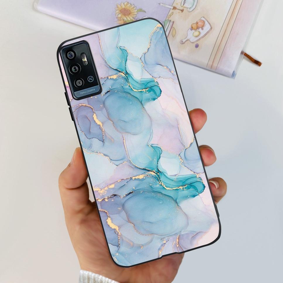 For ZTE Blade A71 6.52" Case Cartoon Dinosaur Football TPU Soft Silicone Cover For ZTE Blade A71 2021 A7030 Phone Cases Fundas