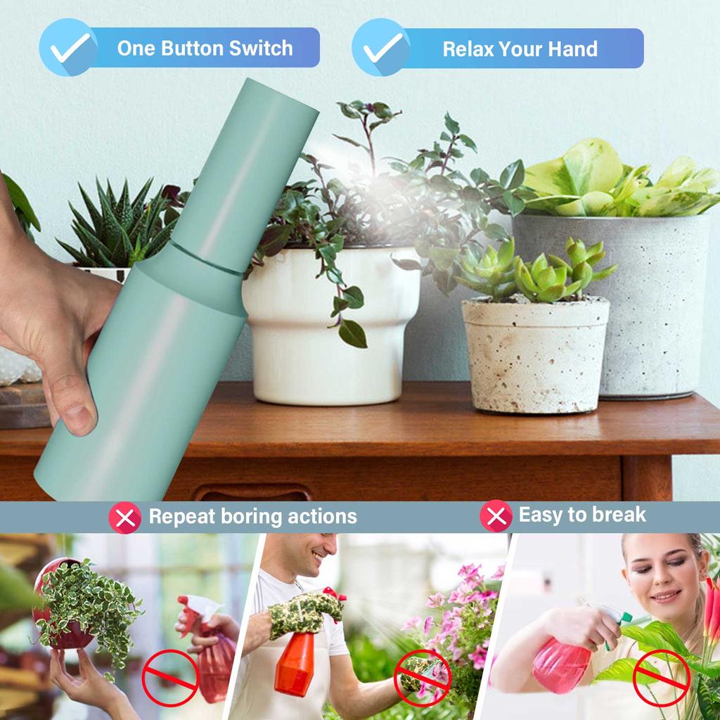 750ML Electric Spray Bottle Automatic USB Charging Easy To Use High Pressure Mist Spray Bottle Pneumatic Flower Spray Bottle