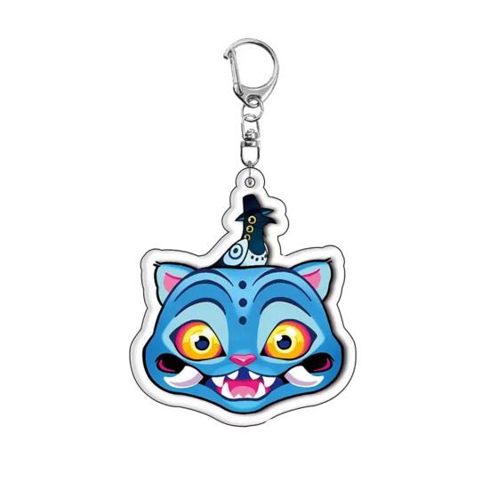 Witch Hunter Keychain Holder Acrylic Anime Fans Gift Bag Hanging Pendant Ornamental Decoration Bag Accessory