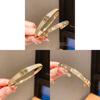 Geometric Zircon Crystal Bangle Bracelet With 18k Gold Plating For Women