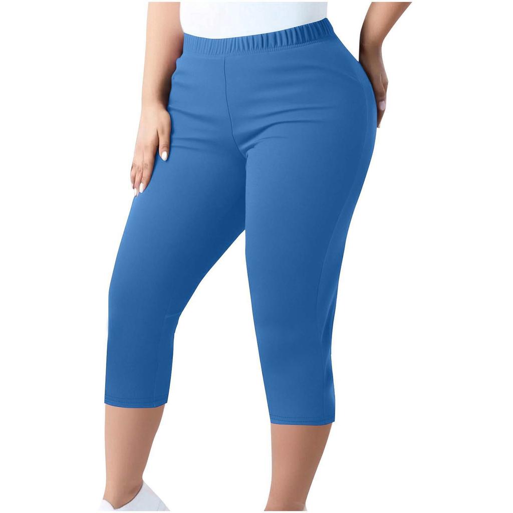 Women's High-waisted Slimming Leggings Plus Size Elastic-waisted Small Legs Pants
