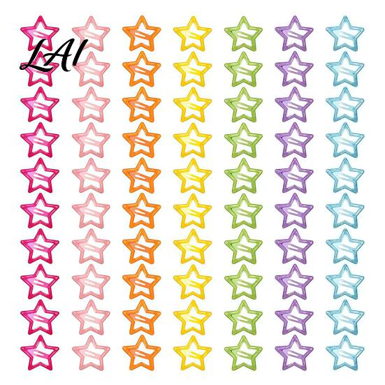 Decorative Hair Jewelry for Women Cute Star Clips Girls Glitter Metal Snap Barrettes Charming Accessories Gifts Bangs Braids And Hairstyles,