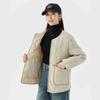Winter Students Loose Cotton Jacket Padded Thickened Plus Fat Plus Cotton Fashionable Warmth and Comfort Jacket Female Jacket Cotton Blouse 2535