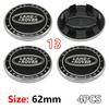 4Pcs 62mm For Land Rover Car Styling Car Wheel Center Hub Cap Covers Badge Range Rover L322 L405 Freelander Discovery SVR Evoque SA1