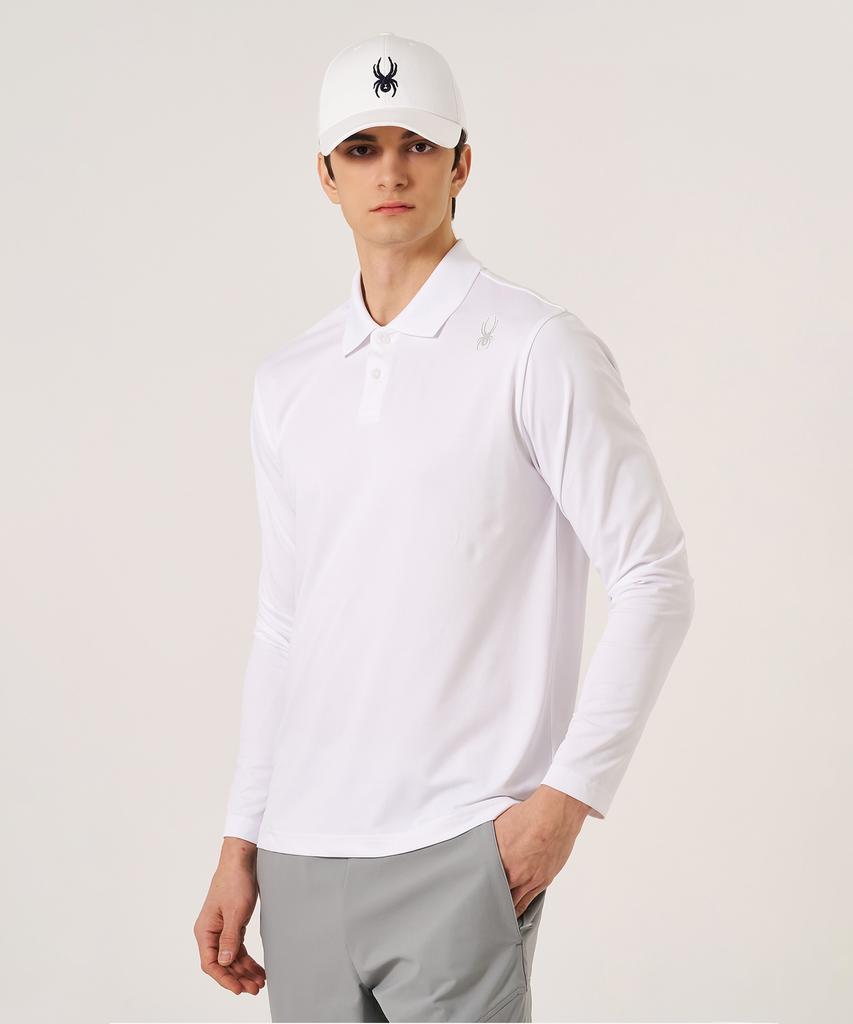 SPYDER Men'S Pro Web Basic Pique Collar T-Shirt Splpcntl201Mwht