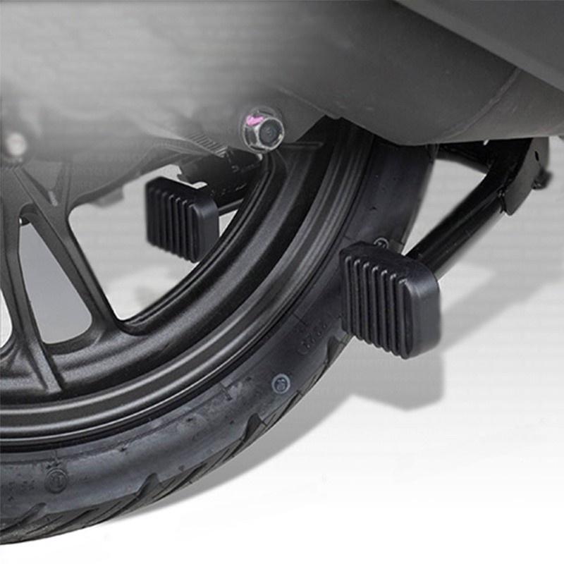 1/2pcs Motorcycle Footrest Soft Rubber Pad Scooter Footrest Base Plate Anti-slip Base Motorcycle Base Bracket Extension Foot