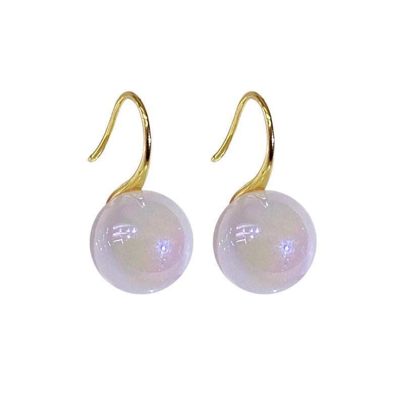 Geometric Mermaid Pearl Stud Earrings - 2023 High-End Korean Style