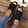 Women'S Shoes Summer Fashion Casual Beach Shoes Women'S Sleeve Flying Sandals Flat Bottom Hollow-Toed Roman Shoes