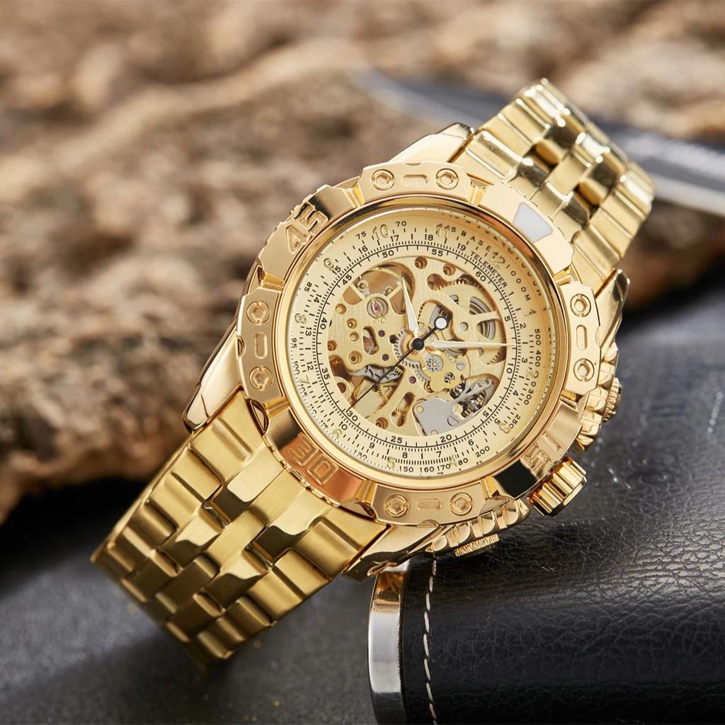 Μοντέρνο Ανδρικό Ρολόι Ανοιχτό Μηχανικό Tourbillon Πλήρως Αυτόματο Μηχανικό Μηχανισμό Μηχανικά Ρολόγια reloj automático