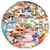 50 Transparent Cartoon Mushroom Sticker Pack Waterproof Transparent PET Manual Material Decorative Guitar Notebook
