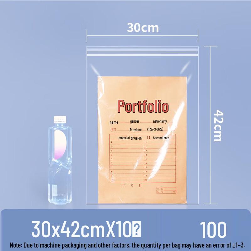 Thickened Transparent Ziplock Food Storage Bags