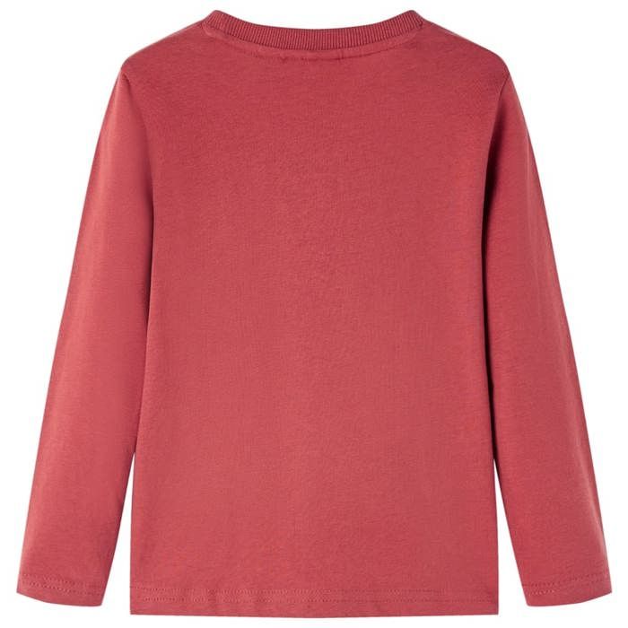 Children's Long-sleeved T-shirt Burnt Red 92/104/116/128/140