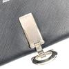 Salvatore Ferragamo Gancini logo Long wallet Long Wallet Leather Black/Silver