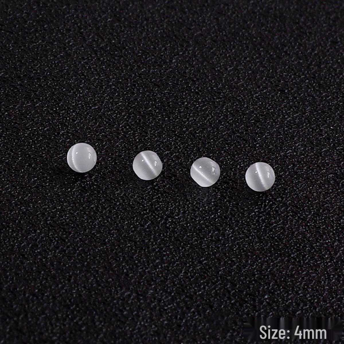 

Белый Камень Кошачий Глаз Россыпью (4-12 ММ) для браслетов, ожерелий, заколок, сережек своими руками