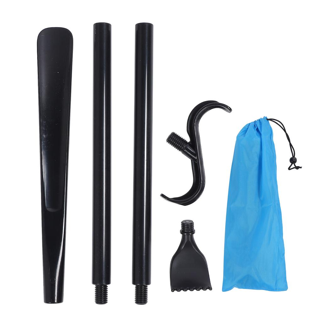 Long Dressing Stick with Shoe Horn Sock Removal Tool Back Scratcher Adjustable Extended Extra Long Dressing Stick Aid