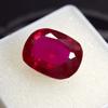 9.65 Ct Natural Loose Gemstone Red Ruby Cushion Cut CERTIFIED X-025