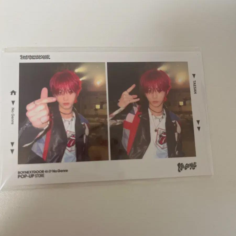 

No-genre Popup Store 100,000 Won Pre-order Benefit Photocard Sell