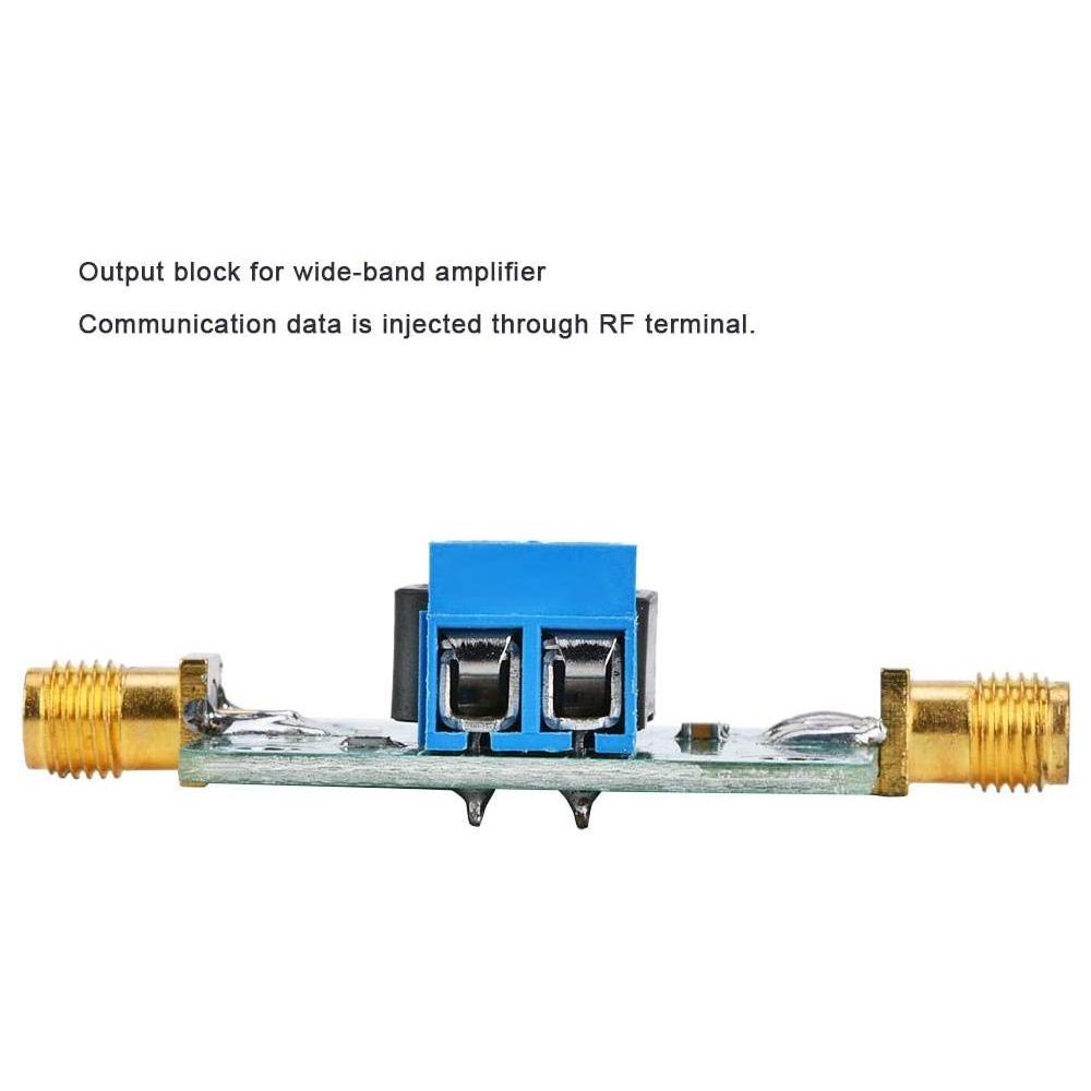 RF Microwave HF Bias Tee, DC Bias 50K-60MHz Active Antenna Power Supply