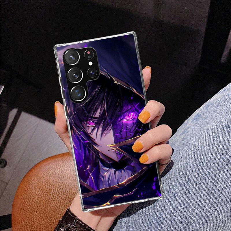 

Чехол для телефона с аниме Code Geass для Samsung Galaxy S24 S25 Edge S26 Ultra S23 S22 S21 Plus S20 FE + Персонализированный чехол с принтом Galaxy Samsung S26