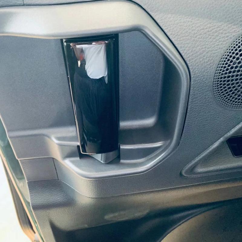 Car Inner Door Handle Cover Trim ABS Handrail Accessories Decoration Stickers Armrest 2Pcs For Toyota Sienna
