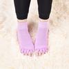 Toe Socks Ladies Indoor Massage Toes Five Finger Socks Cotton Yoga Socks