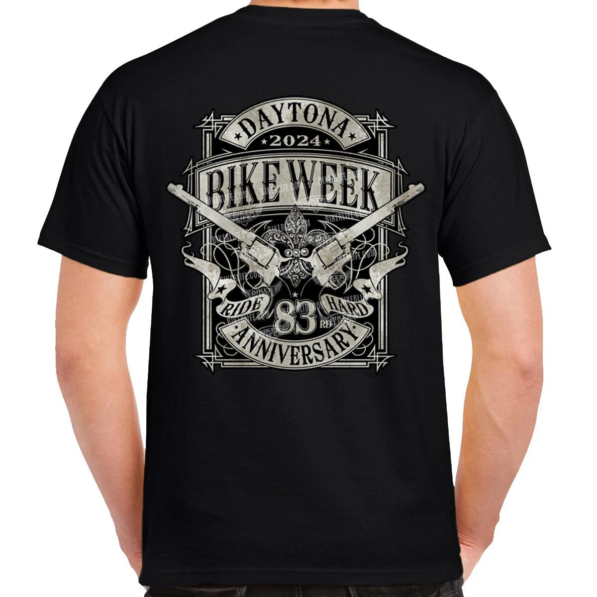 2024 Bike Week Daytona Beach Ride Hard T-Shirt L