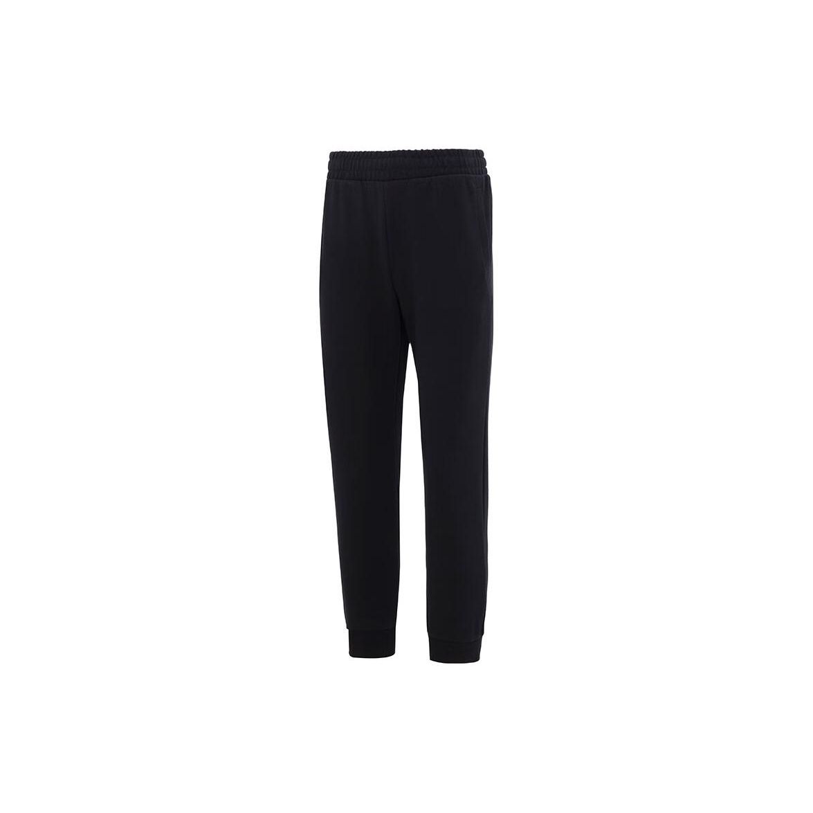 Skechers Colorful Casual Series Solid Mid-Rise Cuffed Sports Pants Men Pants Carbon-Black L323M020-0018 M