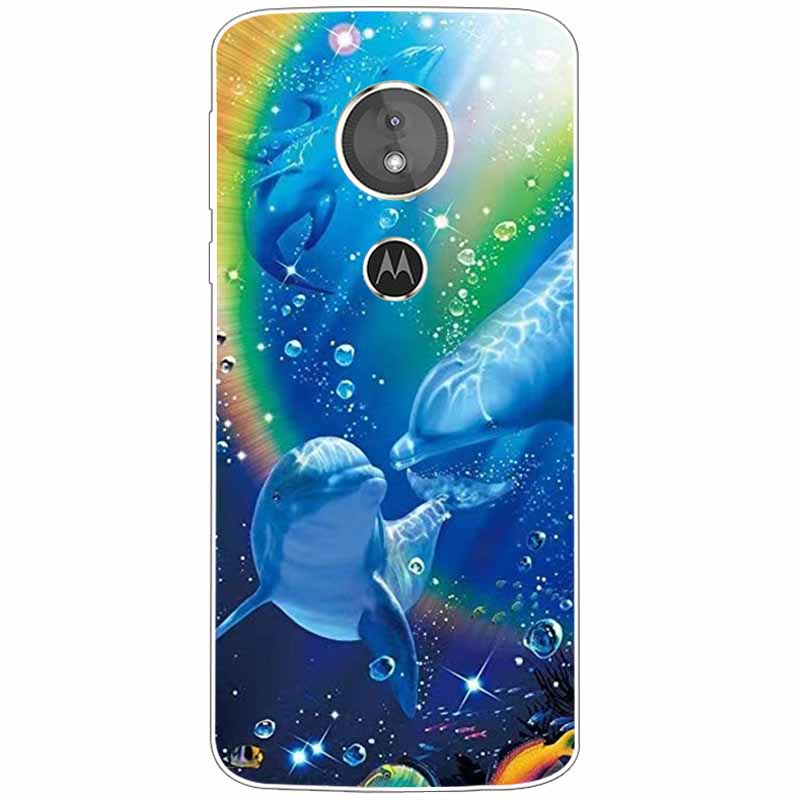 For Moto G6 Play G6Plus G 6 Case TPU Soft Paint Animal Silicone Clear Covers for Motorola Moto G6 Plus G 6 Capa G6Play Funda