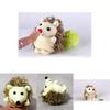 Adorable Plush Hedgehog Toy Soft Cuddly Stuffed Animal Creative Gift 10cm