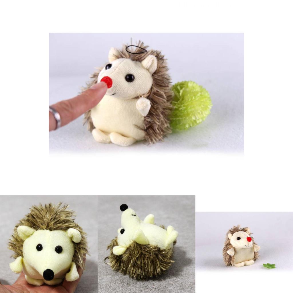 Adorable Plush Hedgehog Toy Soft Cuddly Stuffed Animal Creative Gift 10cm