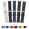 MORELLATO Calfskin Watch Strap, Waterproof Backing, RALLY Series, 20mm, BlackYellow, Includes Replacement Tool [Official Import] X5272C91197020