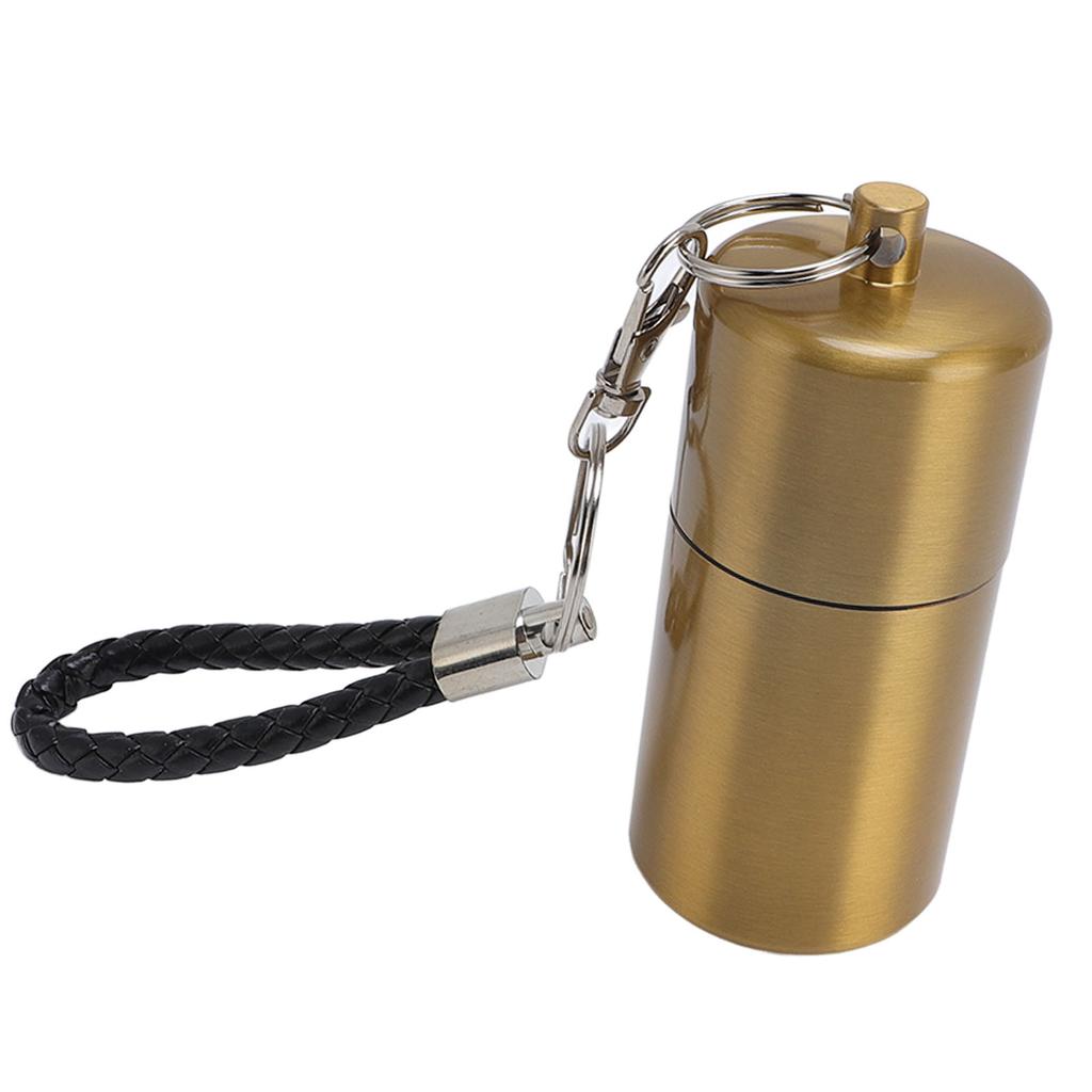 Metal Storage Bottle Water Proof Multifunctional Aluminum Storage Container for Outdoor Camping Tarvel