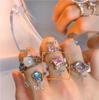 Moonstone Vintage Adjustable Luxury Index Finger Ring