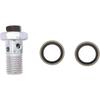 Hconcet New Fuel Filter Joint Tube Connector Banjo Bolt Compatible with Dodge Ram 2500 3500 Ford LN7000 5.9L Cummins 12V 3911446 3903216 3905860