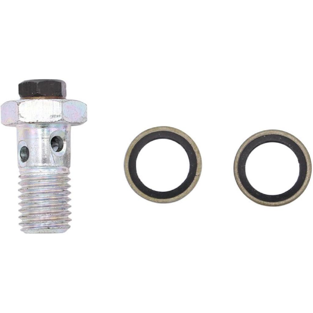 Hconcet New Fuel Filter Joint Tube Connector Banjo Bolt Compatible with Dodge Ram 2500 3500 Ford LN7000 5.9L Cummins 12V 3911446 3903216 3905860