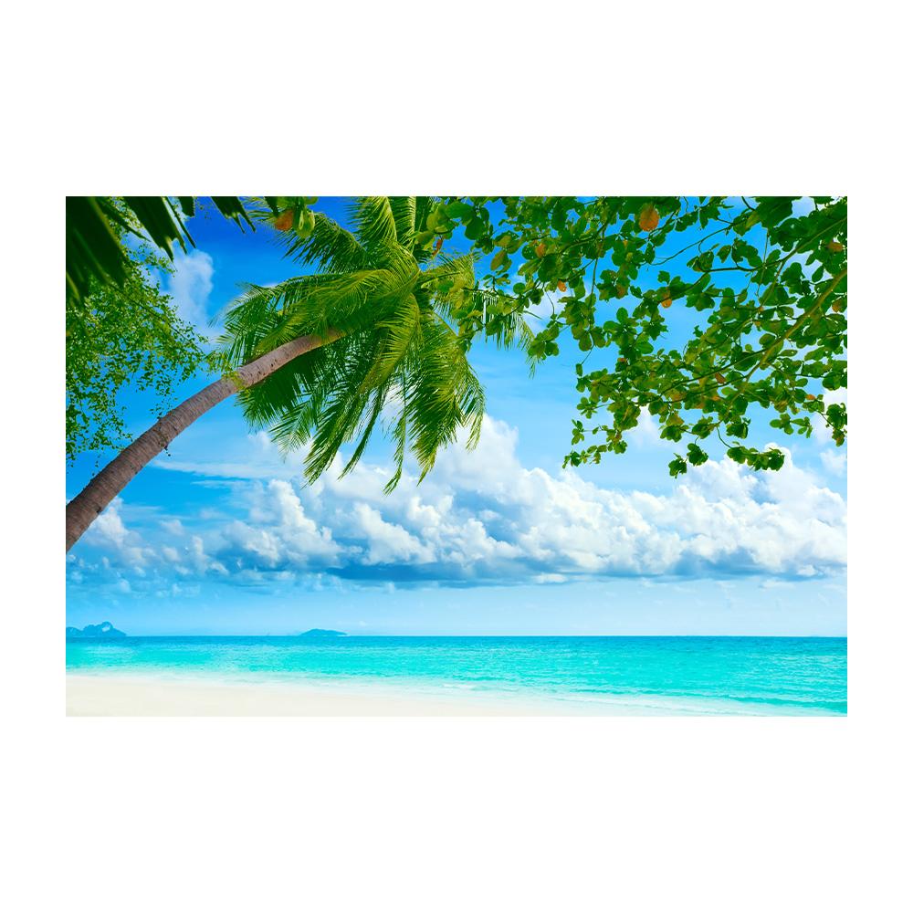 Blue Ocean Beach Scenery Canvas Painting Frameless Home Decor Suitable for Living Room Bedroom for Friends and Family Gifts