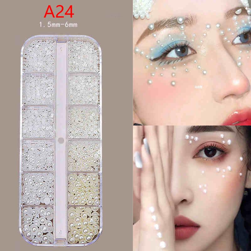 Crystal Facial Tattoo Festival Jewels Self-Adhesive Body Gems Stickers Bling Rhinestones Makeup Face Eye Sticker For Party