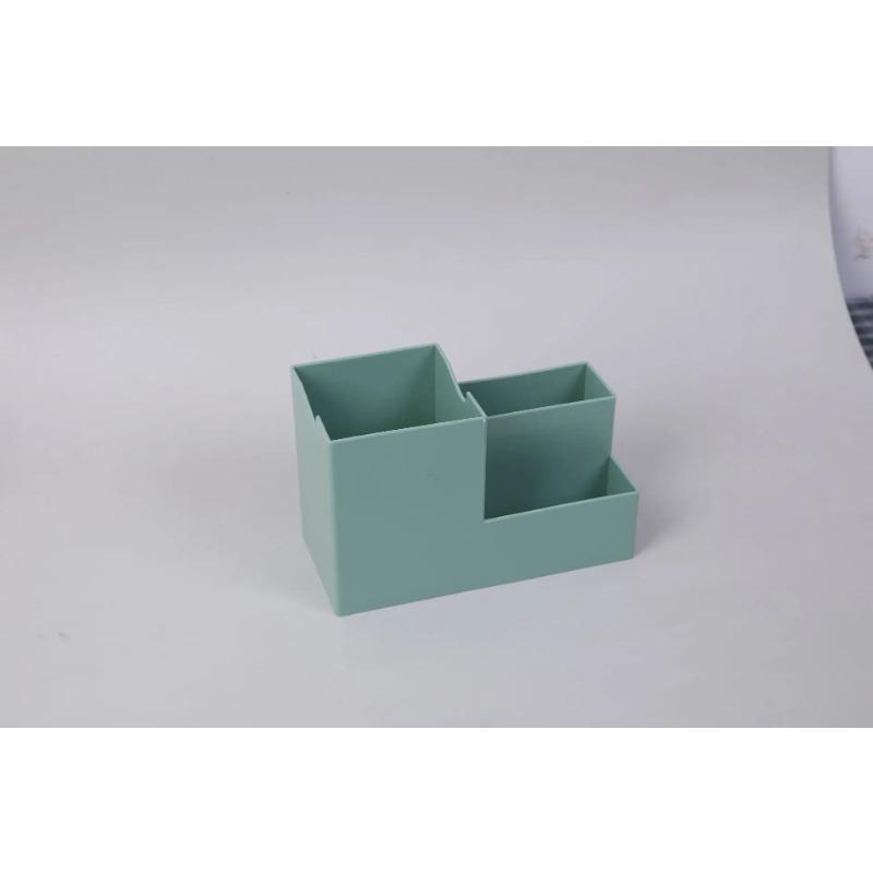 Multi-funktion Desktop Stift Halter Büro Schule Lagerung Fall Bunte Kunststoff Box Schreibtisch Stift Bleistift Organizer Handy Halterung