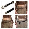 Bohemian Waist Belt for Pants Skirt Pin Buckle Waistband Vintage Carved Buckle Belt for Jeans Pants Waist Accessories