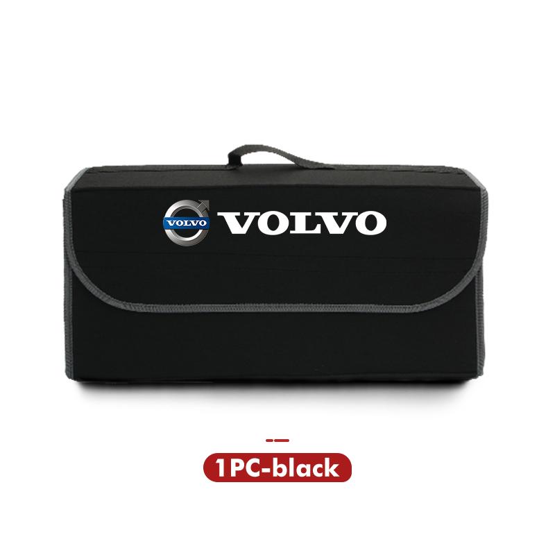 For Volvo Car Trunk Organizer Storage Box Portable Travel Organizer Bag XC60 XC90 S60 S80 V60 C70 S40 C30 V90 V60 C40 XC40 V70