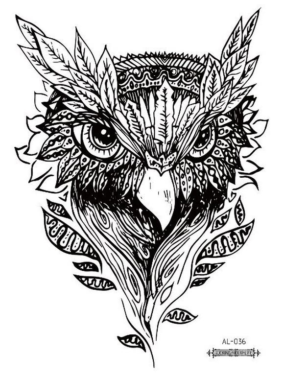Naklejka tatuażowa wodoodporna Rekalong Goddess Floral na ramię i klatkę piersiową