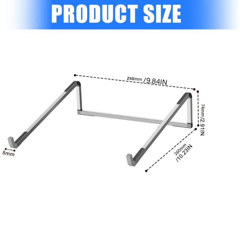 Lightweight Computer Stand Heat Dissipation Foldable Design for Most Tablets Laptops Support Holder