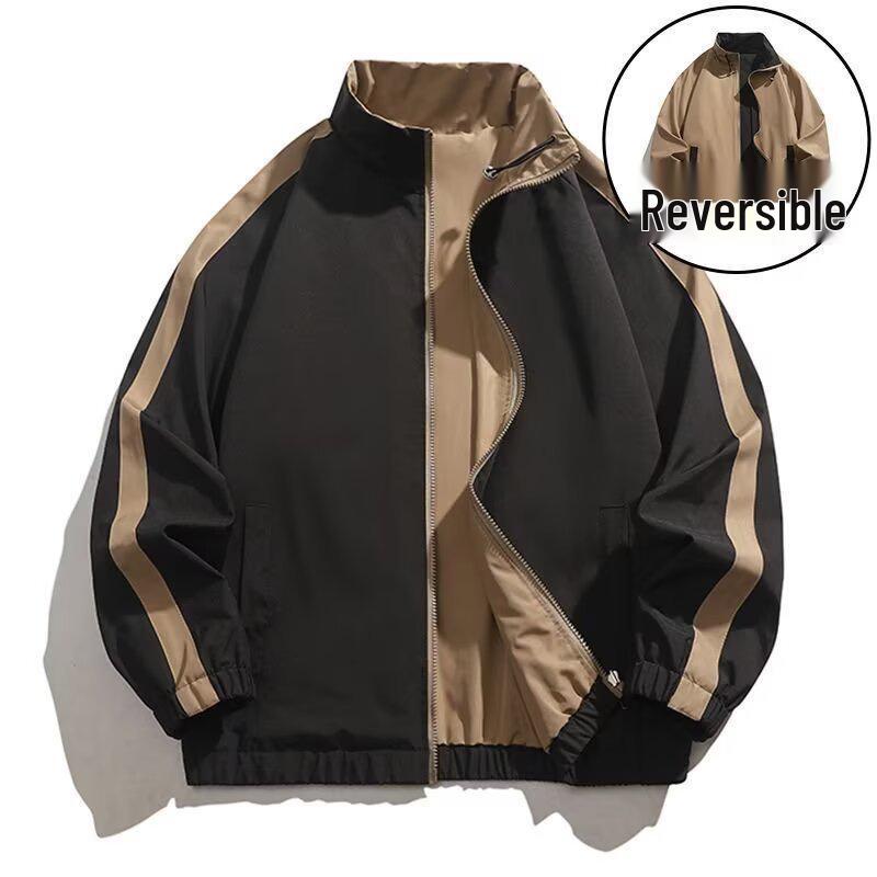 Herren Wende-Windjacke mit Stehkragen für Herbst/Winter 2025