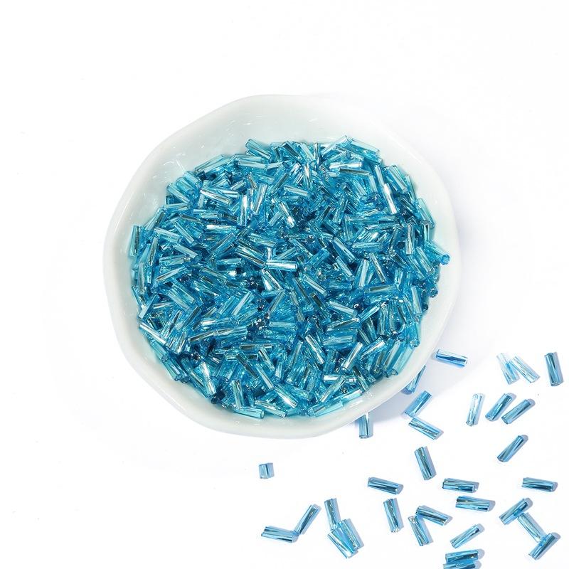 2x6mm 300ks Vysoce kvalitní oblíbené kroucené trubičkové rokajlové korálky Skleněné spirálové korálky Šperky DIY Náramek Výroba šatů Bugles Oděvy Ručně vyráběný doplněk