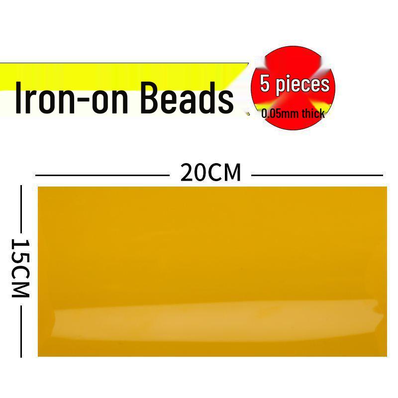 

Tea-Colored Iron-on Beads & Cloth Helper Kit