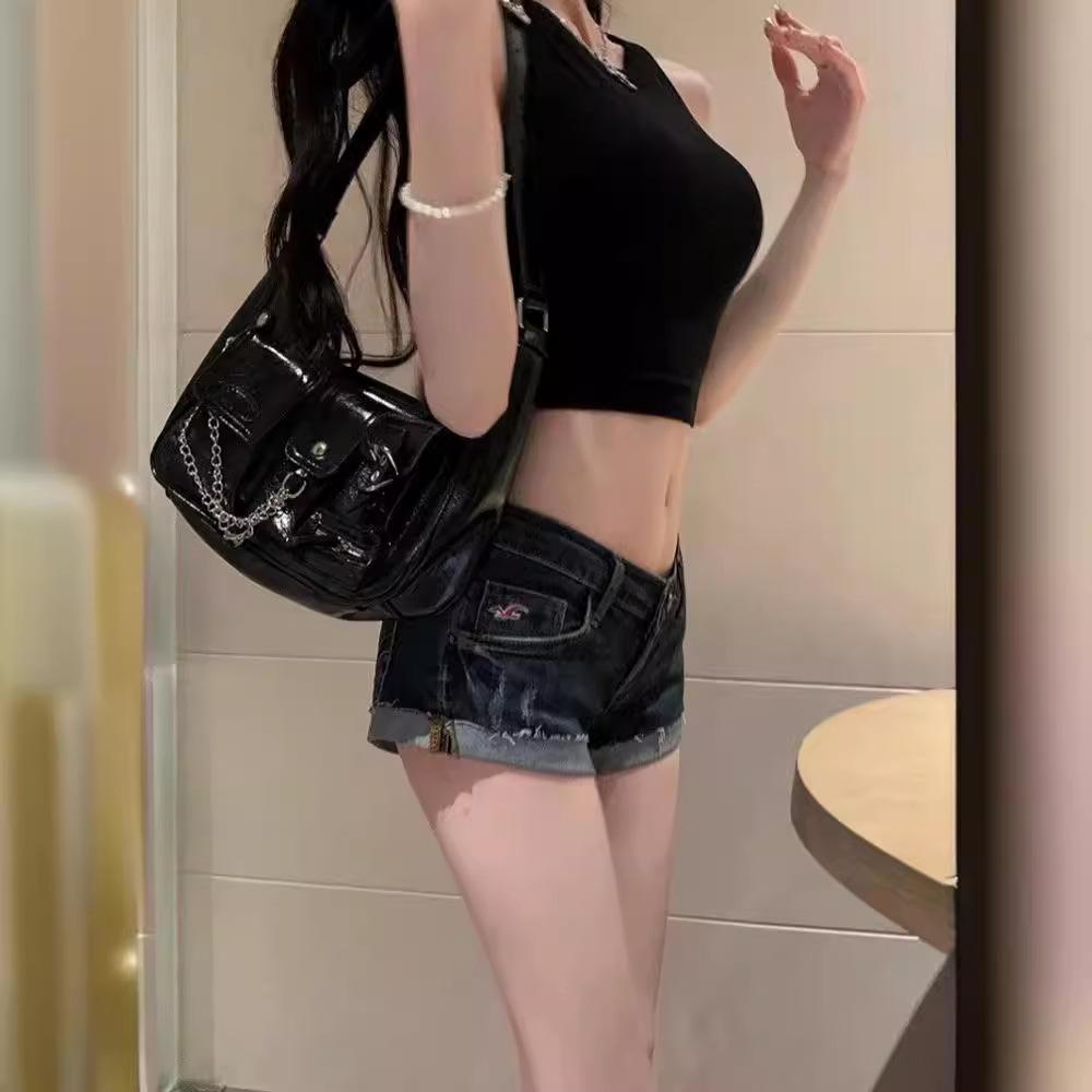 Women's High Waist Slim Stretch Jeans & Shorts - Summer 2024 Collection