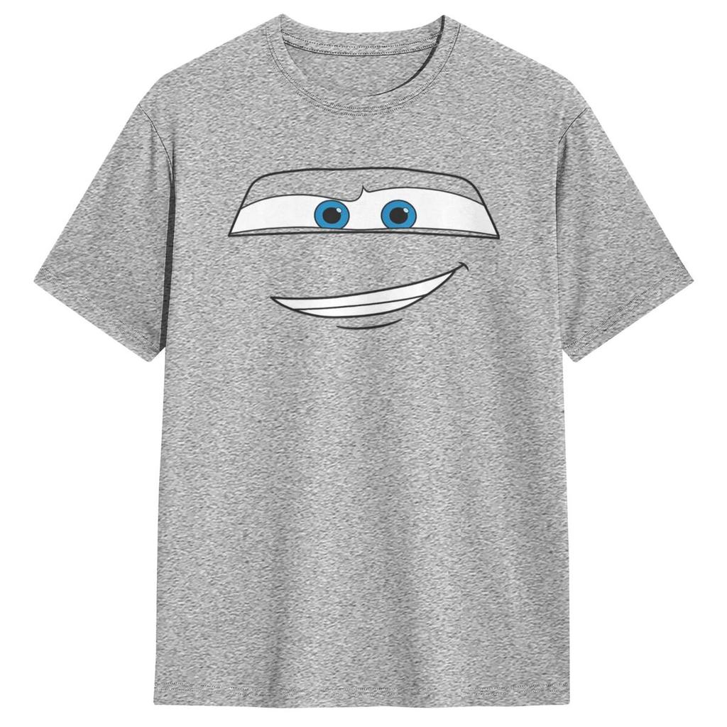 Couple T-Shirt Cars Lightning McQueen Big Face Short T Shirts Harajuku Summer Tees Awesome Casual 100 Cotton Tops Gift Idea