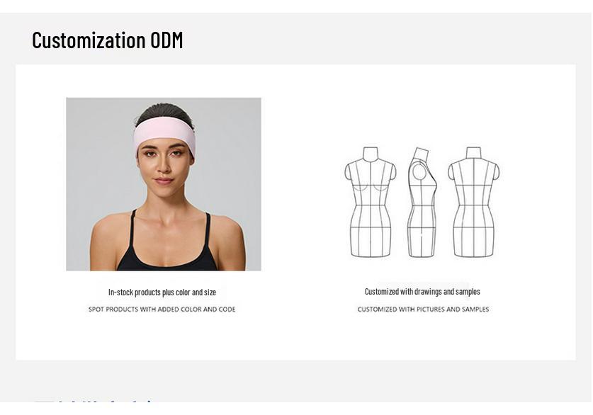 Unisex Sweat-Absorbing Sports Headband for Yoga, Running, and Cycling