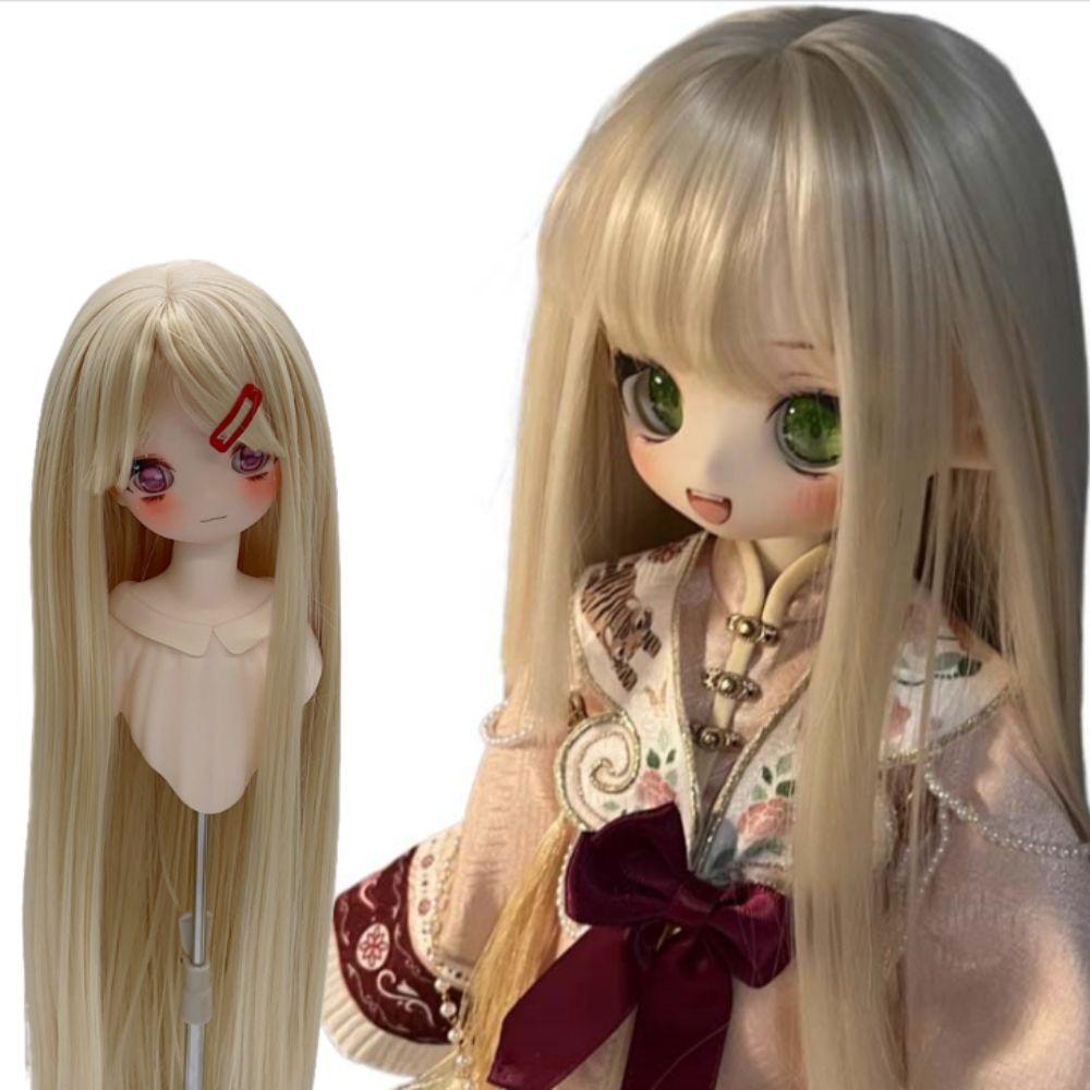 High Temperature Silk BJD Doll Hair 1/3 & 1/4 & 1/6 Doll Hair Wig Bjd Doll Wig  Doll Accessories