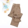 Summer New Thin Ice Silk Mother Cool High Waist Thin Elastic Casual Women's Pants Nine Points Loose Harlan Pants